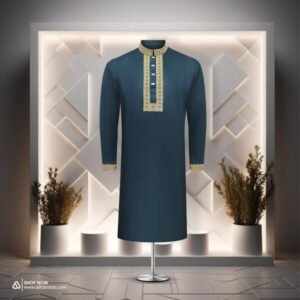 Premium Embroidered Panjabi – AH02